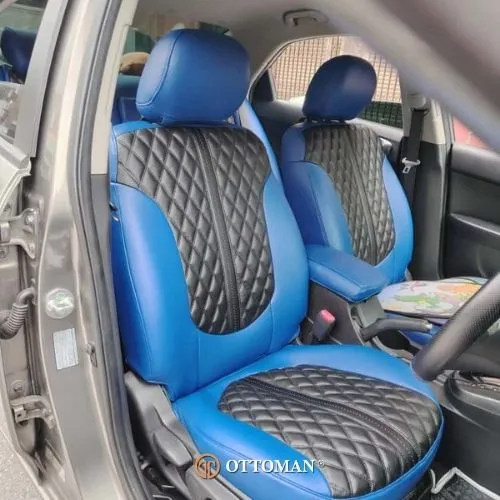 Kia Forte Adamas Series Black & Sapphire Blue — real install