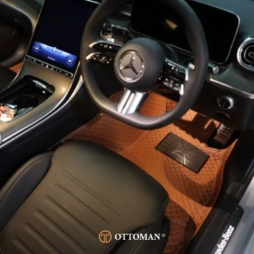 Mercedes Benz C-Class Classic Series Porsche Orange — real install