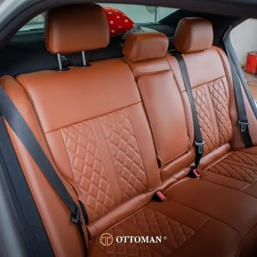 Mercedes Benz E-Class fitted with Adamas Full Caramel seat covers