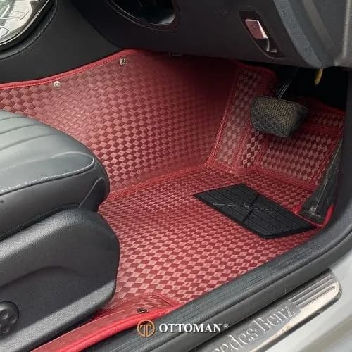 Mercedes Benz E-Class Titanium Series Maroon — real install
