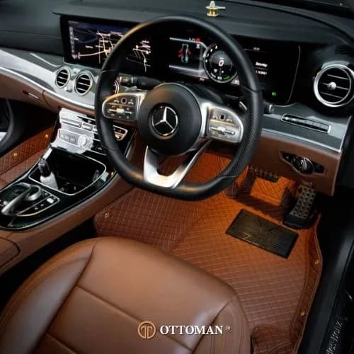 Mercedes Benz E-Class Classic Series Porsche Orange — real install