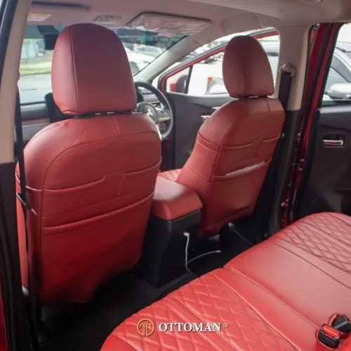 Mitsubishi Xpander Adamas Series Full Maroon — real install