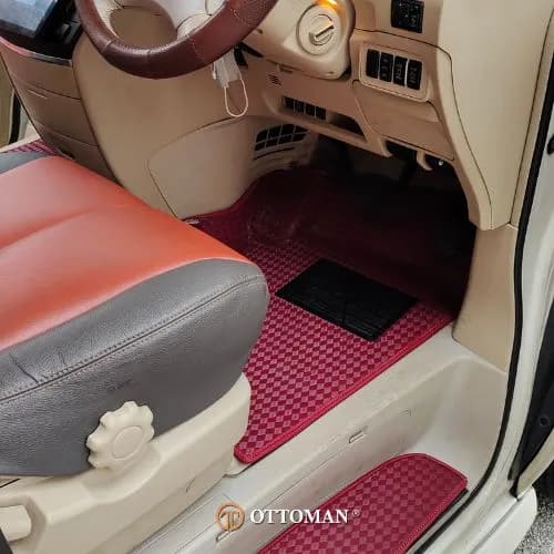Nissan Elgrand Titanium Series Maroon — real install