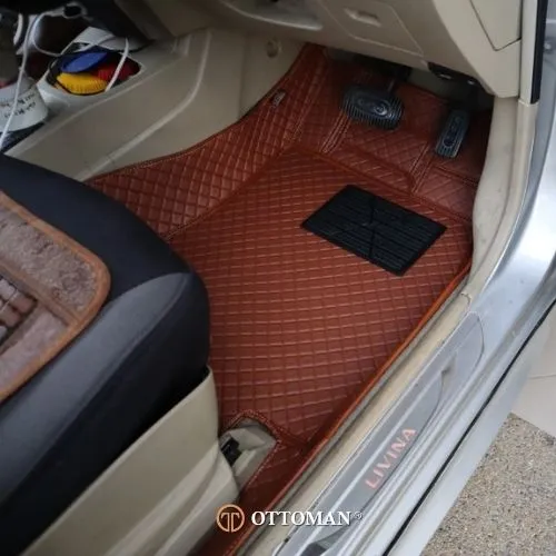 Nissan Grand Livina fitted with Classic Porsche Orange 3D car mats