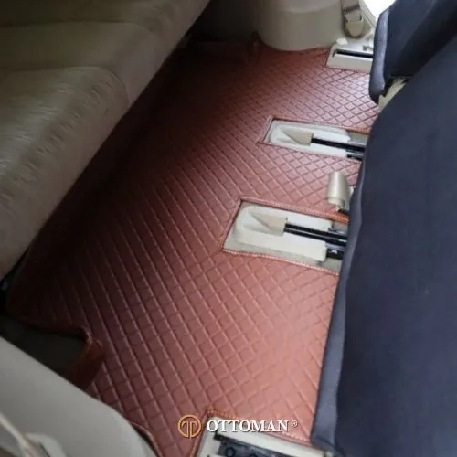Nissan Grand Livina fitted with Classic Porsche Orange 3D car mats