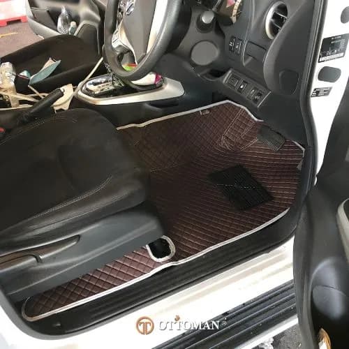 Nissan Navara fitted with Classic Brown 3D car mats