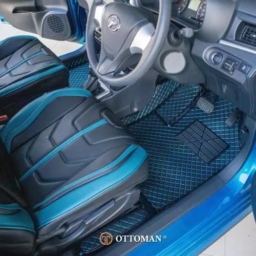 Perodua Bezza Galaxy Series Blue — real install