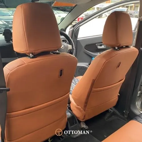 Perodua Bezza Adamas Series Black & Caramel — real install