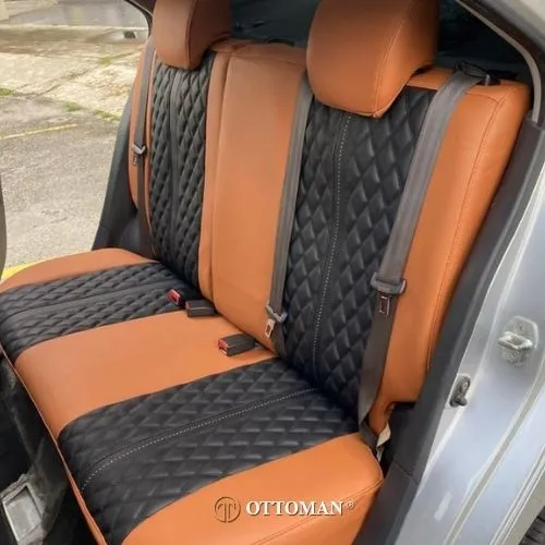 Perodua Bezza Adamas Series Black & Caramel — real install
