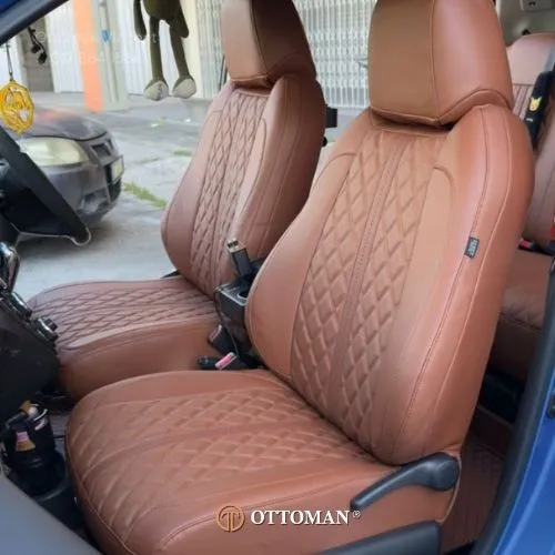 Perodua Myvi fitted with Full Caramel seat covers