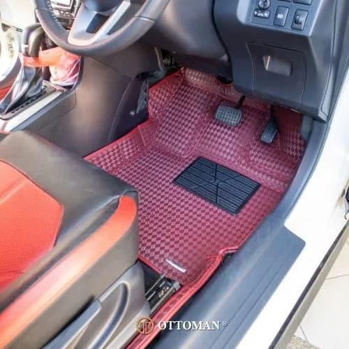 Perodua Myvi Titanium Series maroon — real install