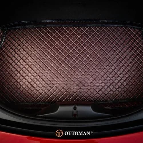 Porsche Boxter 718 fitted with Red 3D car mat