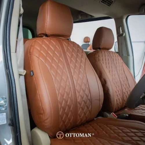 Proton Ertiga fitted with Full Caramel seat covers