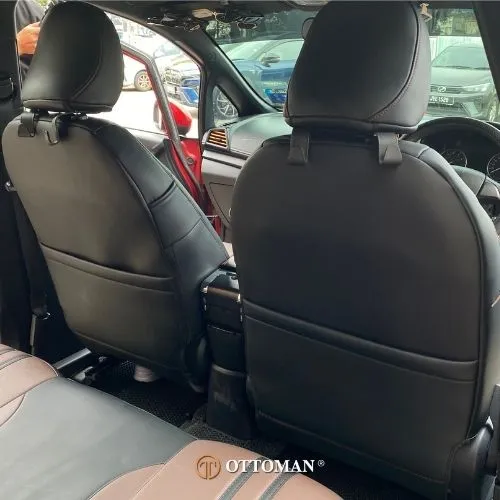 Proton Iriz Eleven Series Brown & Black + Black — real install