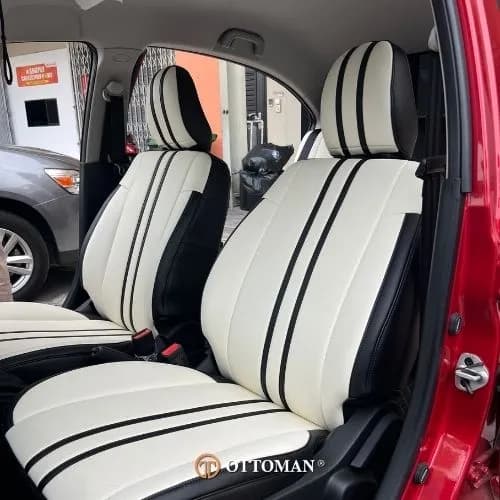Proton Saga Eleven Series White & Black + Black — real install