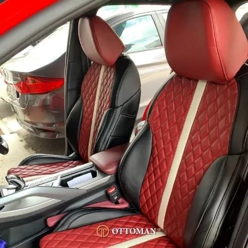 Proton X50 Adamas Series Maroon & Black + White — real install