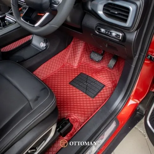 Proton X90 fitted with Red 3D car mat