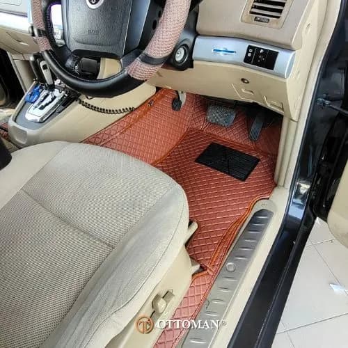 SsangYong Stavic fitted with Classic Porsche Orange 3D car mats