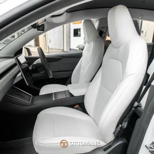Tesla Model Y Origin Series Full White — real install