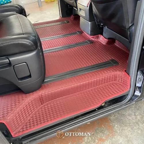 Toyota Alphard Titanium Series maroon — real install
