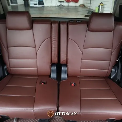 Toyota Alphard fitted with Origin Full Brown seat covers