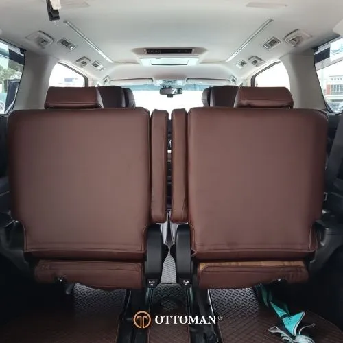 Toyota Alphard fitted with Origin Full Brown seat covers