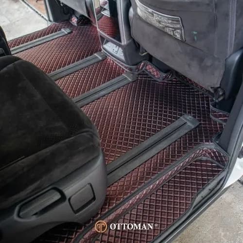 Toyota Alphard Galaxy Series Red — real install