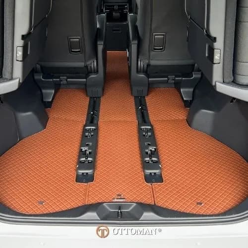 Toyota Alphard Classic Series Porsche Orange — real install