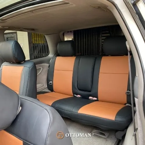 Toyota Estima fitted with Caramel & Black seat covers
