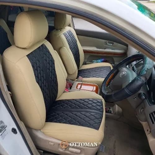 Toyota Harrier Adamas Series Black & Khaki — real install