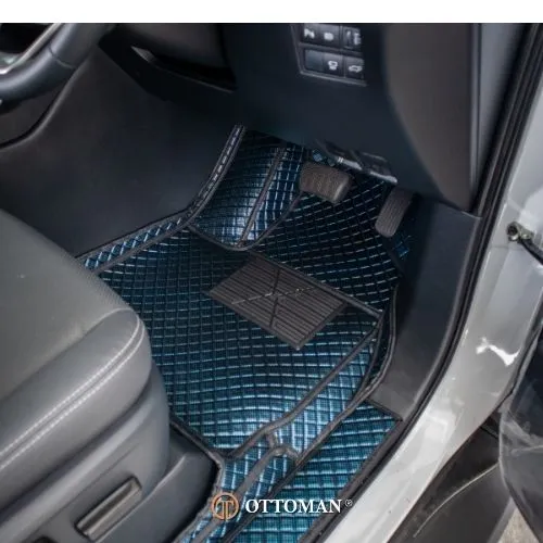 Toyota Innova Zenix fitted with Blue 3D car mat