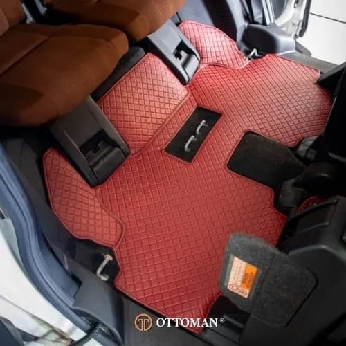 Toyota Sienta fitted with Classic Red 3D car mats