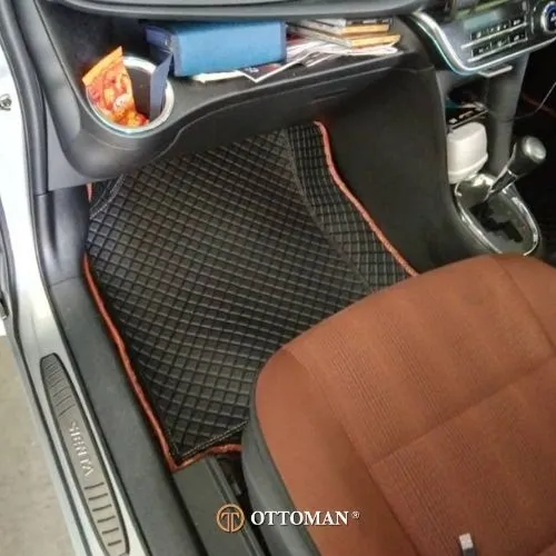 Toyota Sienta fitted with Ottoman 3D car mats