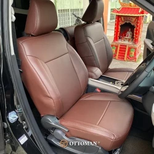 Toyota Veloz fitted with Full Brown seat covers