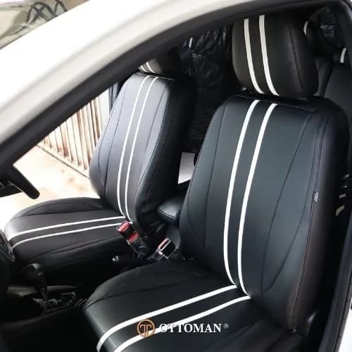Toyota Yaris Eleven Series Black + White — real install