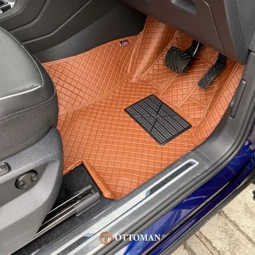 Volkswagen Tiguan Allspace Classic Series Porsche Orange — real install