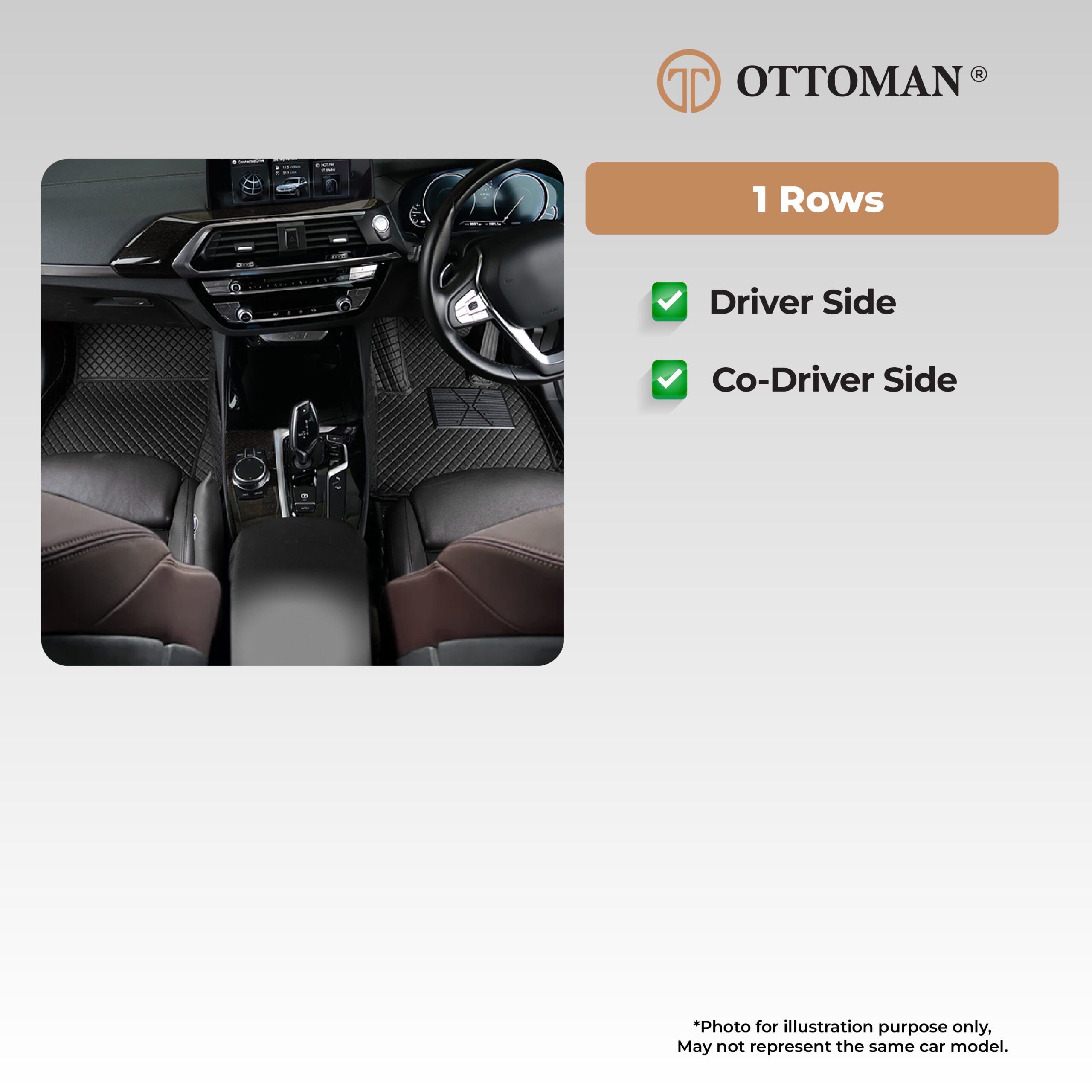 Daihatsu Gran Max (2021-Present) Ottoman Car Mat