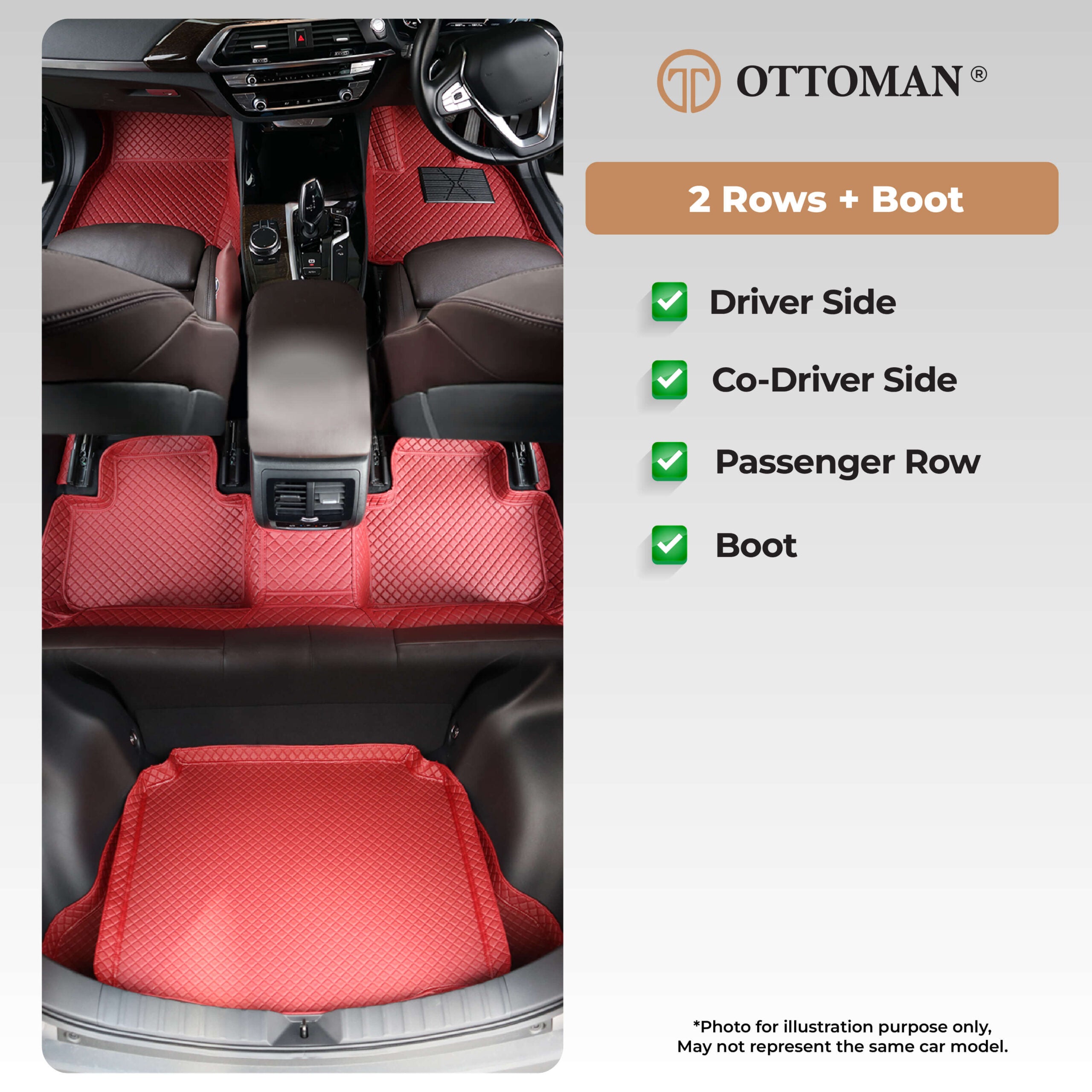 Jaguar XF X260 (2015-Present) Ottoman Car Mat