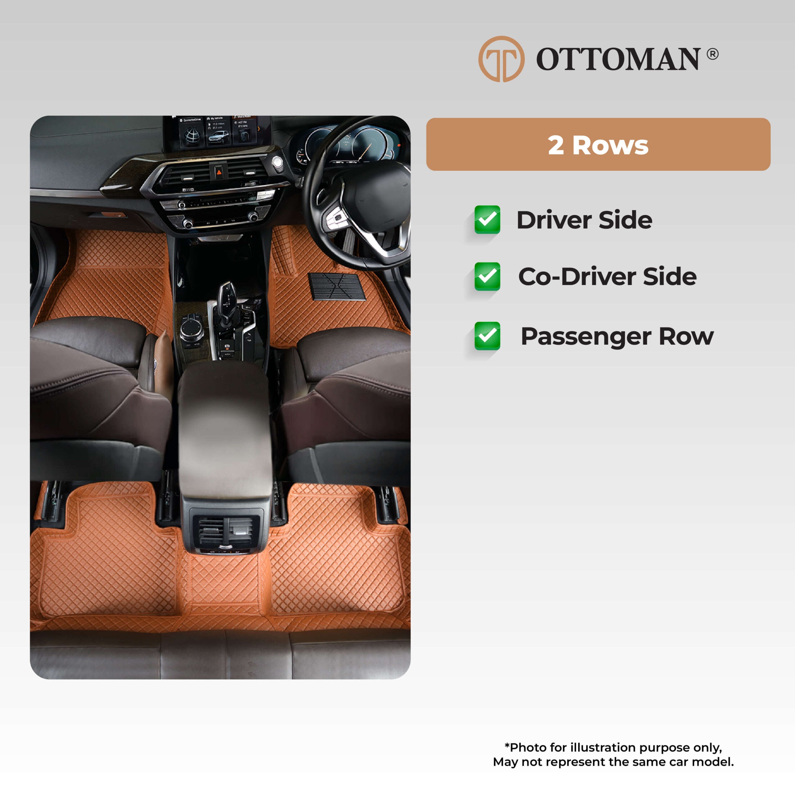 Hyundai Kona (2019-Present) Ottoman Car Mat