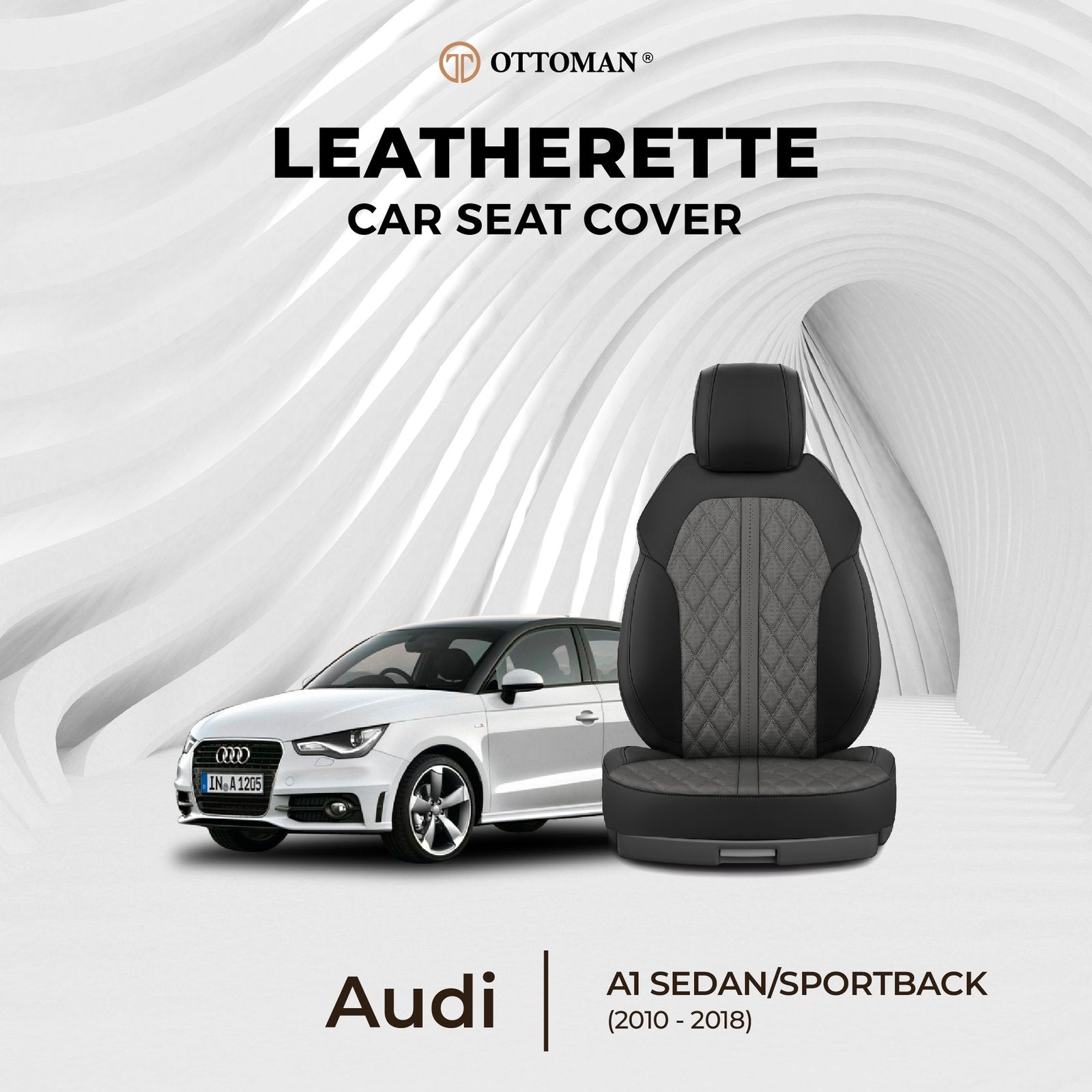 Audi A1 Sedan/Sportback (2010-2018) Ottoman Seat Cover - Ottoman Car Mats