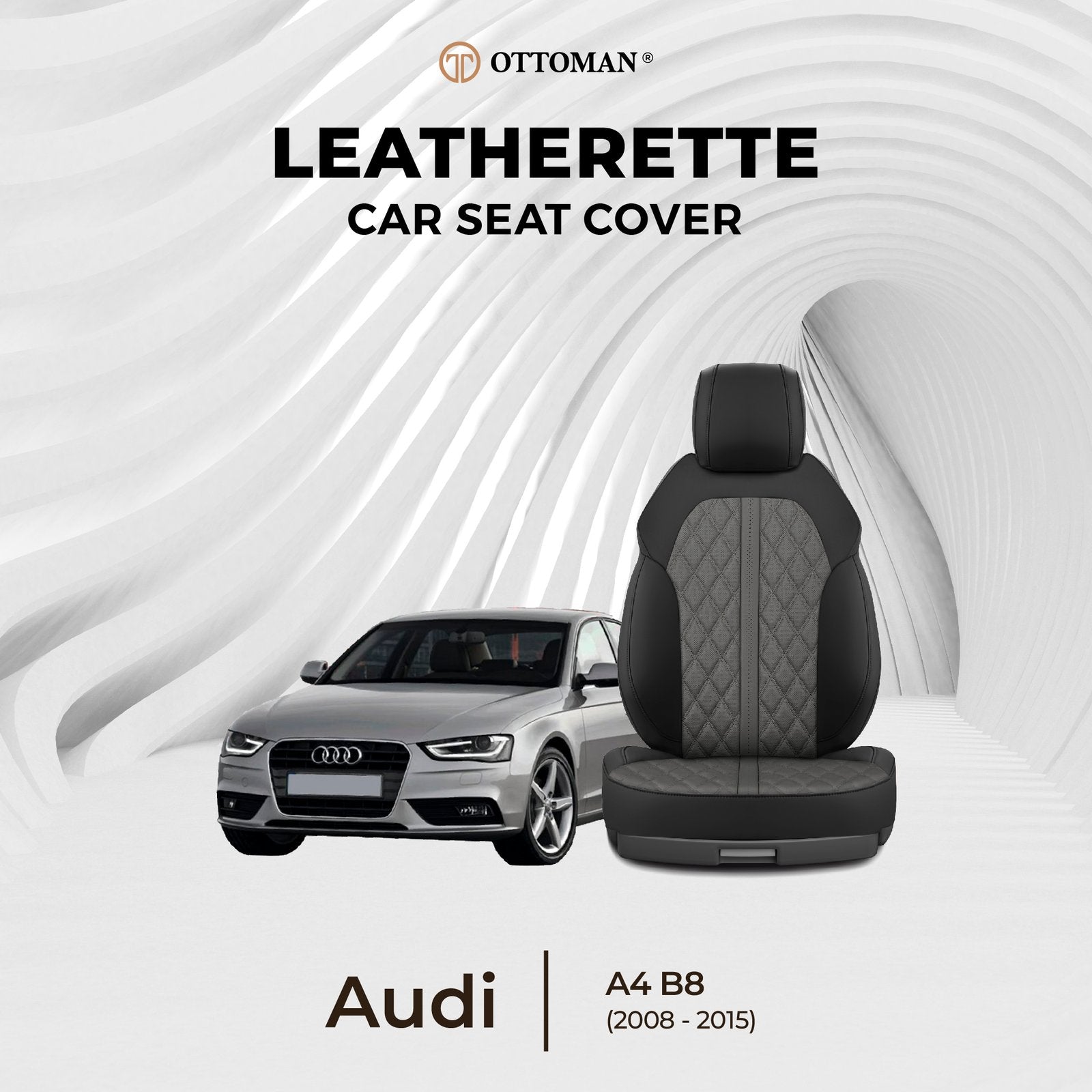 Audi A4 B8 (2008-2015) Ottoman Seat Cover - Ottoman Car Mats