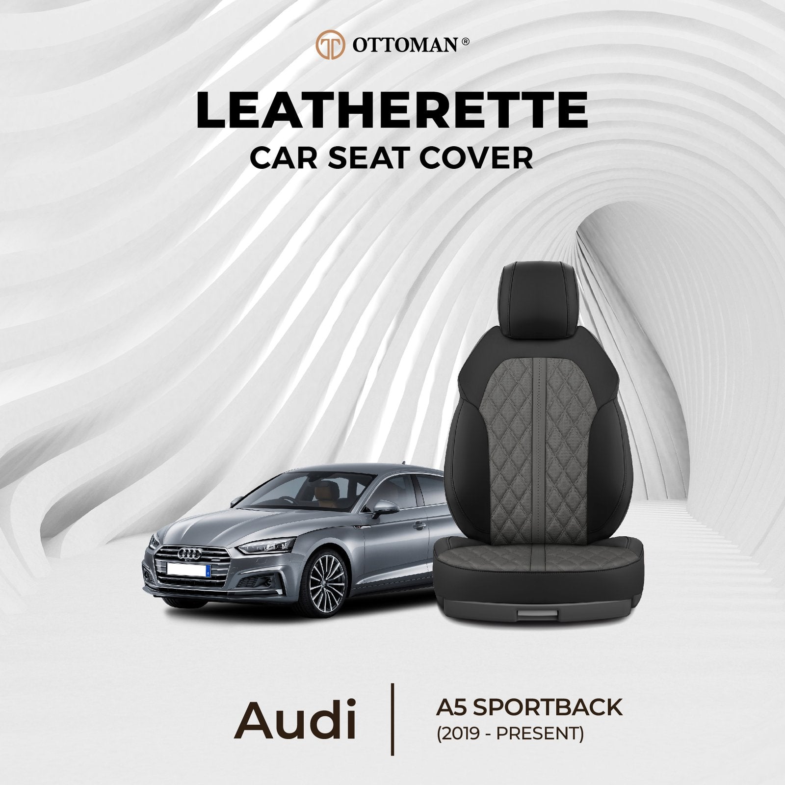 Audi A5 Sportback (2019-Present) Ottoman Seat Cover - Ottoman Car Mats