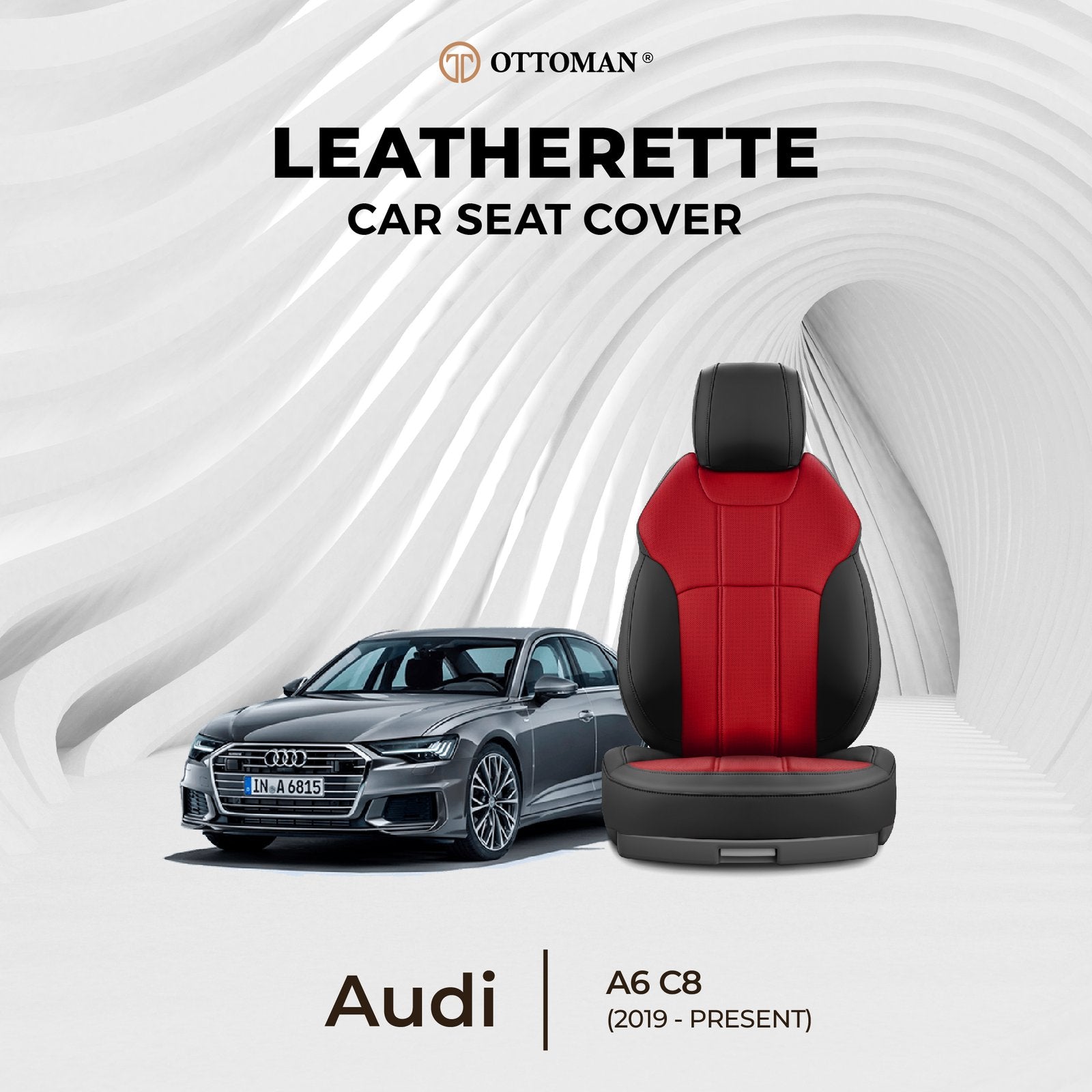 Audi A6 C8 (2019-Present) Ottoman Seat Cover - Ottoman Car Mats