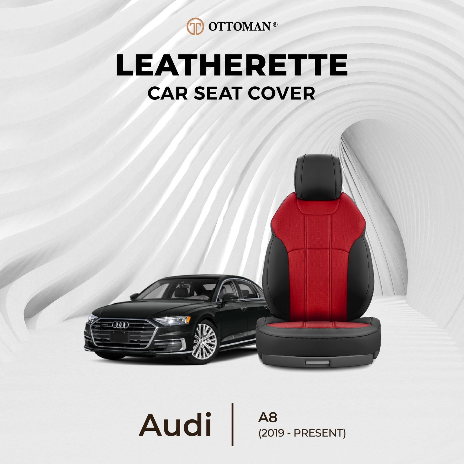 Audi A8 (2019-Present) Ottoman Seat Cover - Ottoman Car Mats