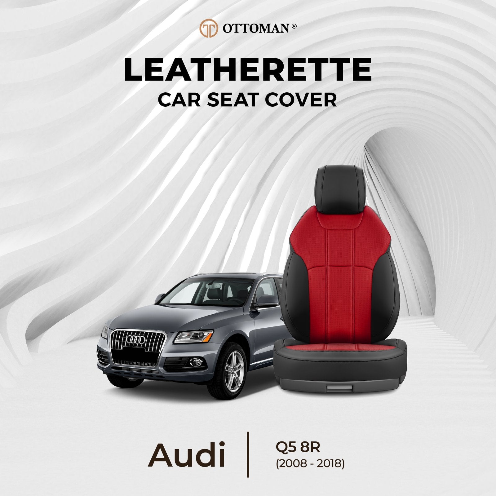 Audi Q5 8R (2008-2018) Ottoman Seat Cover - Ottoman Car Mats