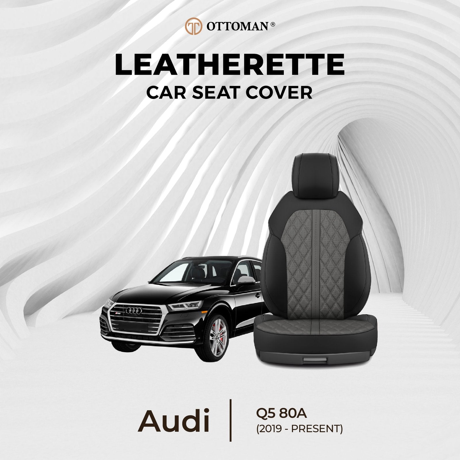 Audi Q5 80A (2019-Present) Ottoman Seat Cover - Ottoman Car Mats