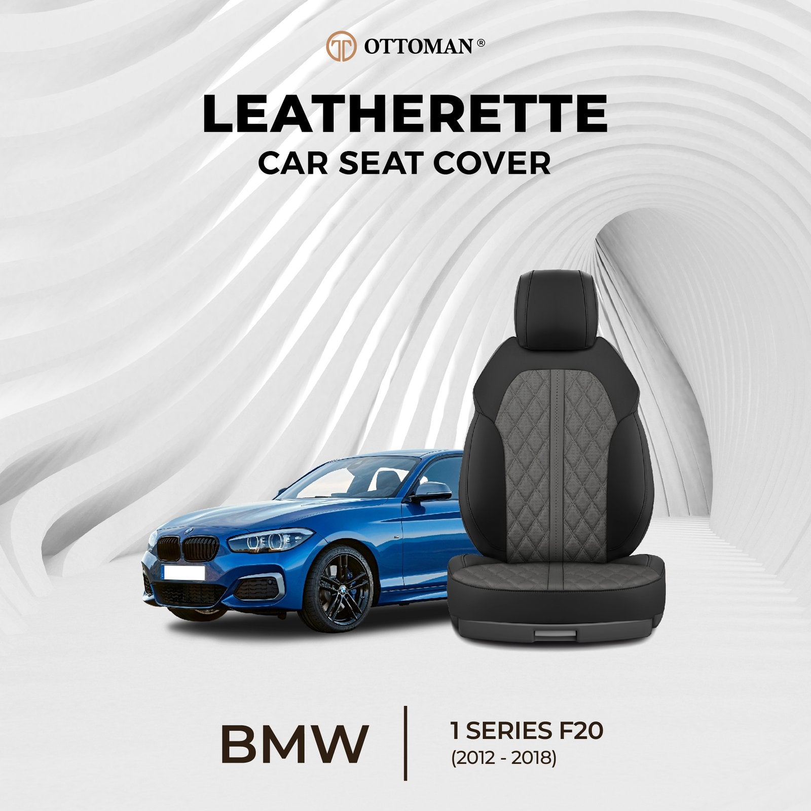 BMW 1 Series F20 (2012-2018) Ottoman Seat Cover - Ottoman Car Mats