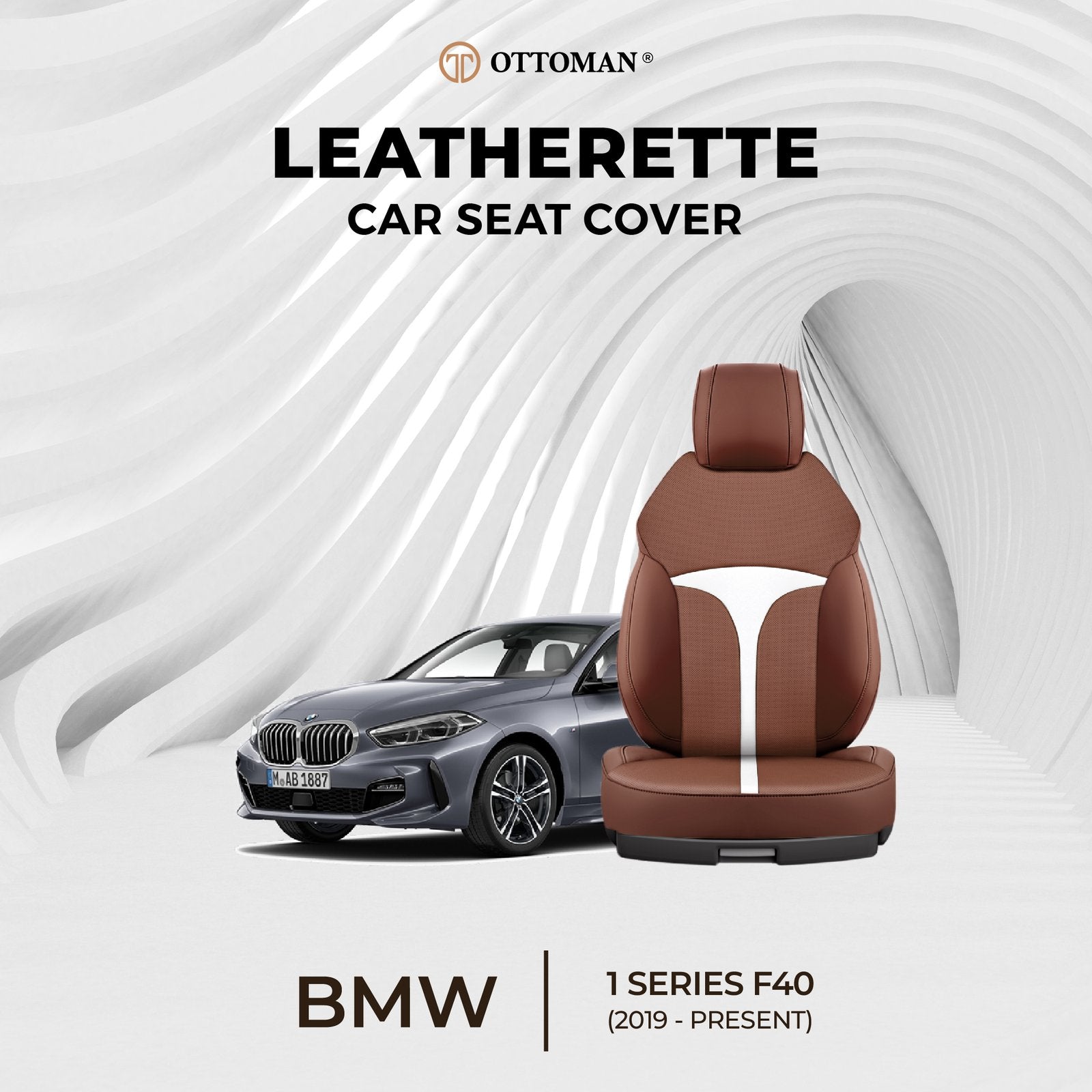 BMW 1 Series F40 (2019-Present) Ottoman Seat Cover - Ottoman Car Mats