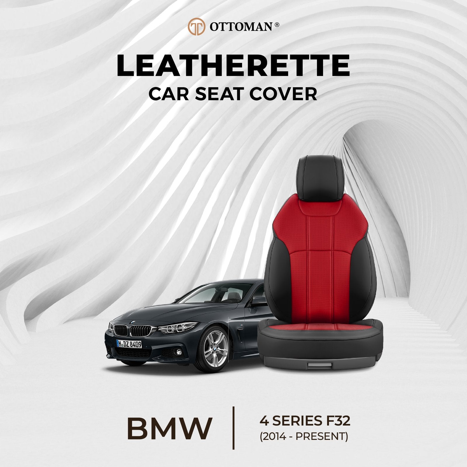 BMW 4 Series F32 COUPE (2014-Present) Ottoman Seat Cover - Ottoman Car Mats