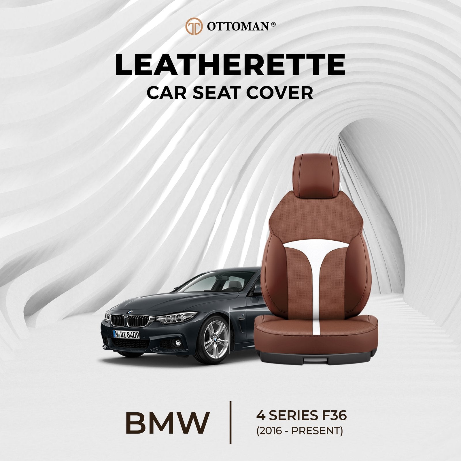 BMW 4 Series F36 GRAN COUPE (2016-Present) Ottoman Seat Cover - Ottoman Car Mats